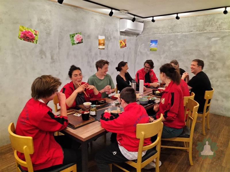 Meals at Japan Osaka Kung Fu school